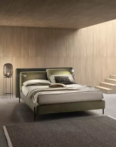 Moderní čalouněná postel Samoa Flux